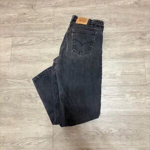 Levi's Dark Gray Relaxed Fit Jeans